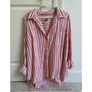 Target Universal Threads Striped Button-Down Shirt